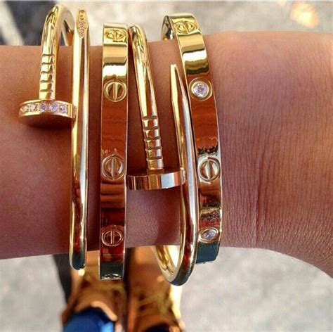 cartier dupe nail bracelet|cartier bracelet look alike.